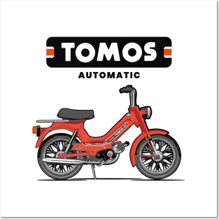 Tomos Automatic - Red Posters and Art